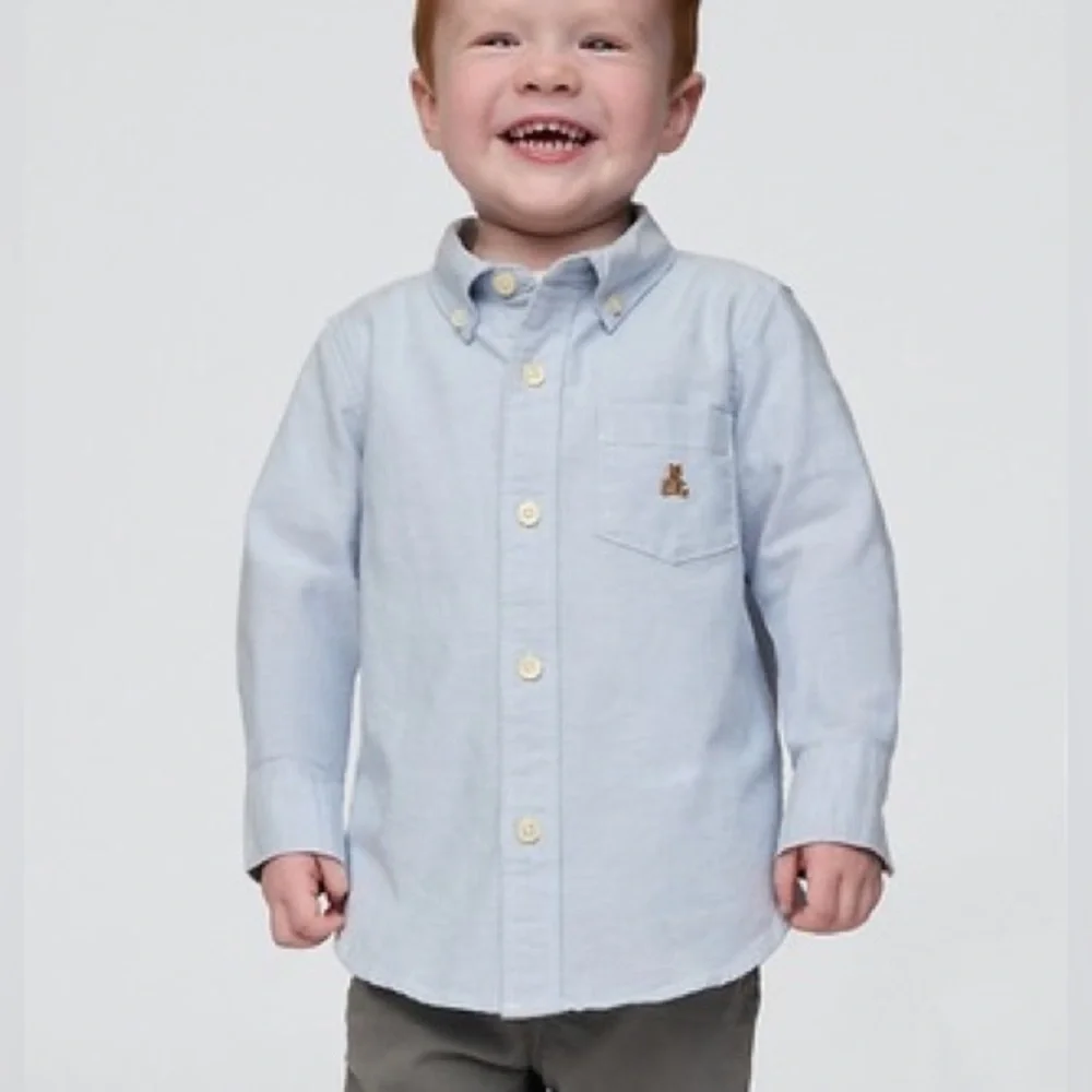Gap Oxford Long Sleeve Button Down Shirt